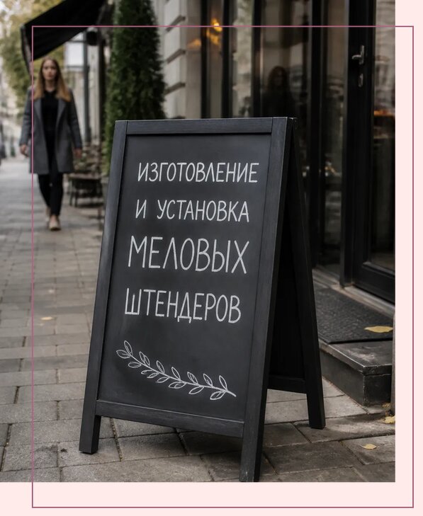 Меловые штендеры в Дальнереченске по цене от 6624 р. | Аванза-Длн